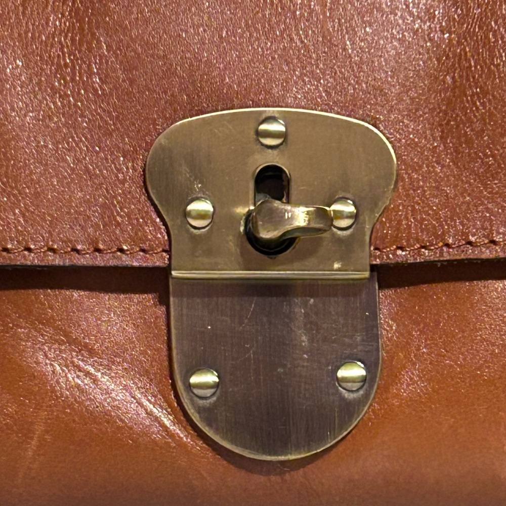Patricia Nash Kavala Heritage Satchel Handbag in Cognac - Picture 4 of 16